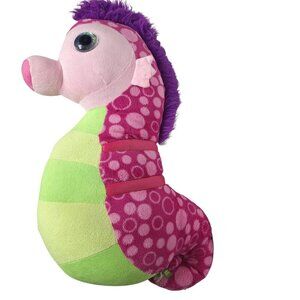 Wild Republic Jumbo Seahorse Plush Pink Purple 30 Inch